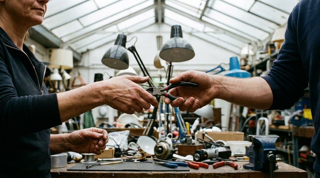 Atelier, Pro : même prompt, cadrage plus serré sur les mains
