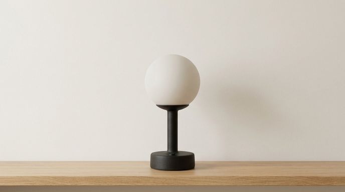 e2e, tour 0 : le produit de référence sur une étagère, lampe éteinte